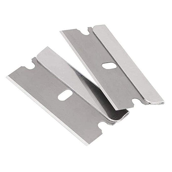 Veltec Standard #9 Single Edge Industrial Razor Blades, Box of 100, Cuts Boxes and Cords, Removes Paint, Labels and Decals (VB009)